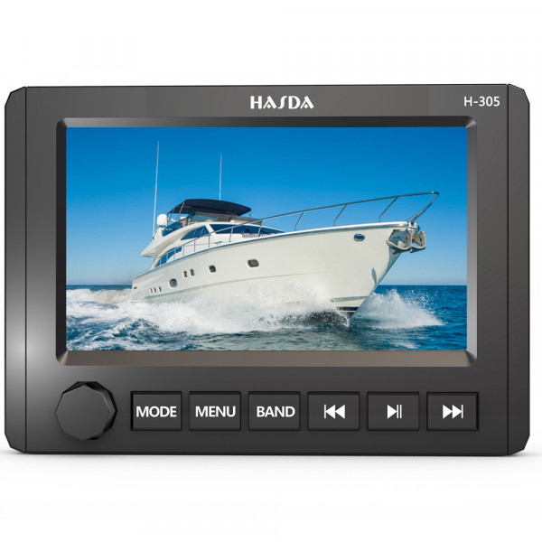 HASDA MP3 PLAYER H-305 4x50W ΜΕ ΡΑΔΙΟΦΩΝΟ/USB/BLUETOOTH (ΑΔΙΑΒΡΟΧΟ / ΜΑΥΡΟ)