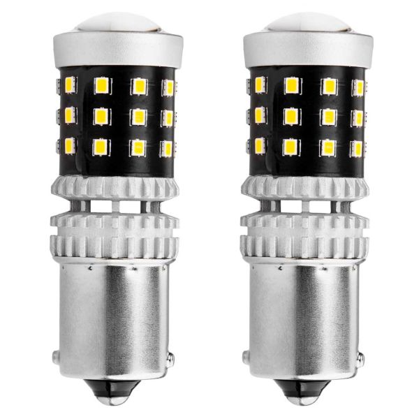 ΛΑΜΠΑΚΙΑ ΜΟΝΟΠΟΛΙΚΑ LED ΛΕΥΚΑ CAN-BUS P21W BA15S 1156 39xSMD 2016 ΑMiO - 2 TEM.