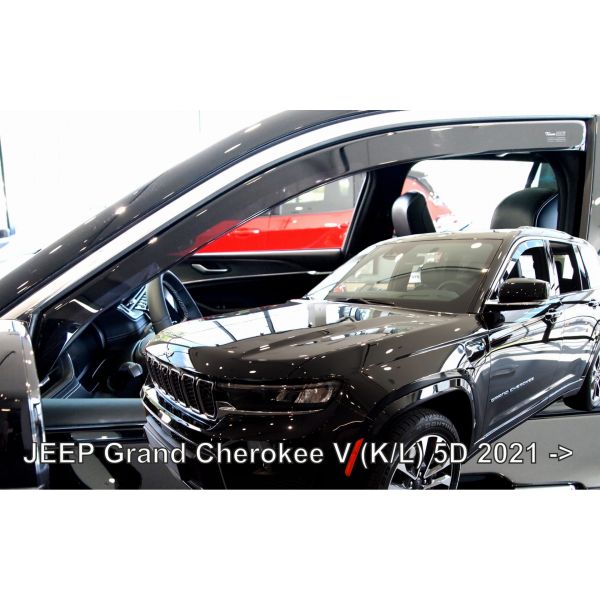 JEEP GRAND CHEROKEE WL 5D 2021+ ΖΕΥΓΑΡΙ ΑΝΕΜΟΘΡΑΥΣΤΕΣ ΑΠΟ ΕΥΚΑΜΠΤΟ ΦΙΜΕ ΠΛΑΣΤΙΚΟ HEKO - 2 ΤΕΜ.