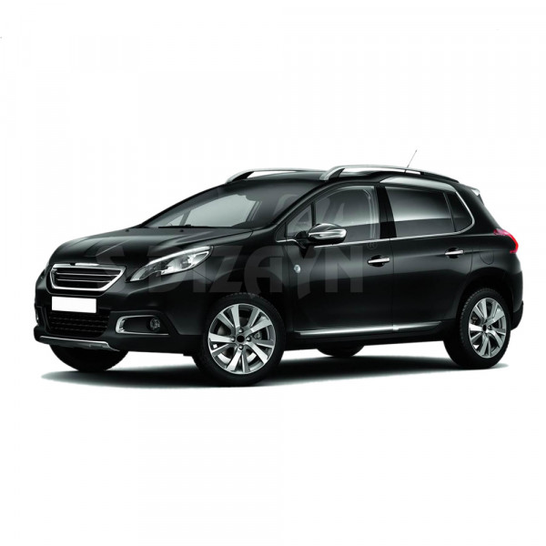 PEUGEOT 2008 MPV 2013+ ΧΕΡΟΥΛΙΑ ΠΟΡΤΑΣ ΧΡΩΜΙΟΥ ΜΕΤΑΛΛΙΚΑ S-Dizayn - 4 Τεμ.