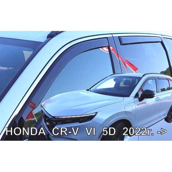 HONDA CR-V 5D 2022+  ΣΕΤ ΑΝΕΜΟΘΡΑΥΣΤΕΣ ΑΥΤΟΚΙΝΗΤΟΥ ΑΠΟ ΕΥΚΑΜΠΤΟ ΦΙΜΕ ΠΛΑΣΤΙΚΟ HEKO - 4 ΤΕΜ.