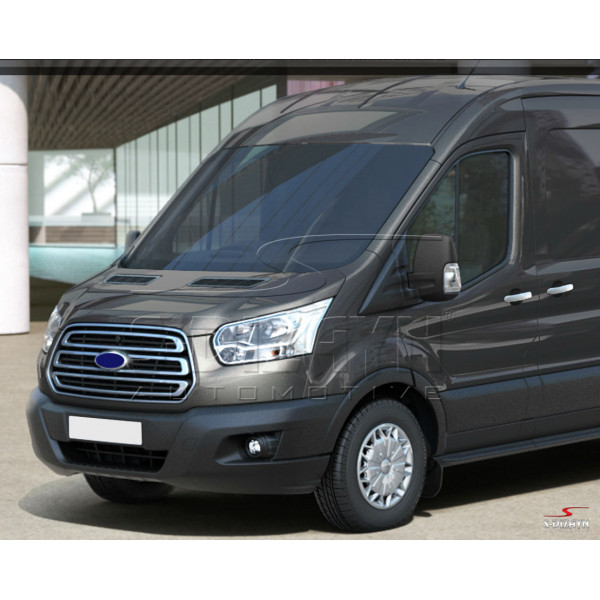 ΧΕΡΟΥΛΙΑ ΠΟΡΤΑΣ ΧΡΩΜΙΟ ΜΕΤΑΛΛΙΚΑ ΓΙΑ FORD TRANSIT VAN 2014+ S-DIZAYN - 11 ΤΕΜ.