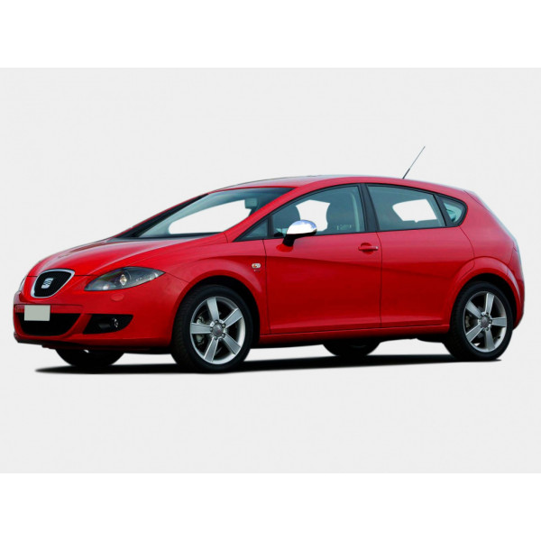 ΚΑΠΑΚΙΑ ΚΑΘΡΕΠΤΗ ΧΡΩΜΙΟ ΜΕΤΑΛΛΙΚΑ ΓΙΑ SEAT LEON 5D 2006-2012  S-DIZAYN - 2 ΤΕΜ.