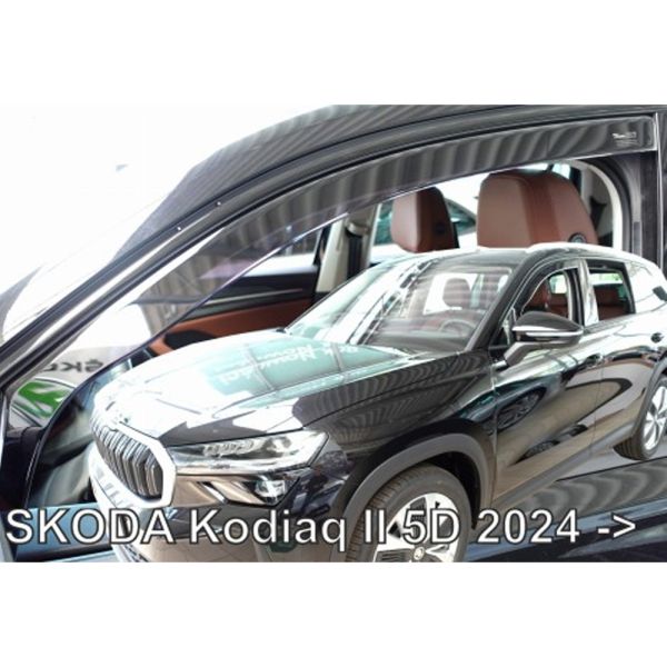 ΑΝΕΜΟΘΡΑΥΣΤΕΣ ΓΙΑ SKODA KODIAQ 5D 2024+ ΖΕΥΓΑΡΙ ΑΠΟ ΕΥΚΑΜΠΤΟ ΦΙΜΕ ΠΛΑΣΤΙΚΟ HEKO - 2 ΤΕΜ.