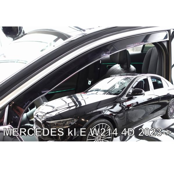 ΑΝΕΜΟΘΡΑΥΣΤΕΣ ΓΙΑ MERCEDES W214 4D 2023+ ΖΕΥΓΑΡΙ ΑΠΟ ΕΥΚΑΜΠΤΟ ΦΙΜΕ ΠΛΑΣΤΙΚΟ HEKO - 2 ΤΕΜ.