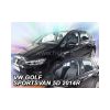 ΑΝΕΜΟΘΡΑΥΣΤΕΣ ΓΙΑ VW GOLF SPORTSVAN 5D 2014+ ΣΕΤ ΑΥΤΟΚΙΝΗΤΟΥ ΑΠΟ ΕΥΚΑΜΠΤΟ ΦΙΜΕ ΠΛΑΣΤΙΚΟ HEKO - 4 ΤΕΜ.