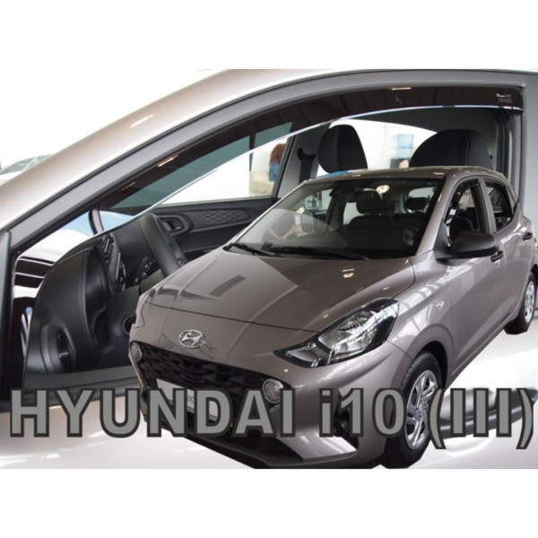 HYUNDAI i10 5D 2019+ ΖΕΥΓΑΡΙ ΑΝΕΜΟΘΡΑΥΣΤΕΣ ΑΠΟ ΕΥΚΑΜΠΤΟ ΦΙΜΕ ΠΛΑΣΤΙΚΟ HEKO - 2 ΤΕΜ.