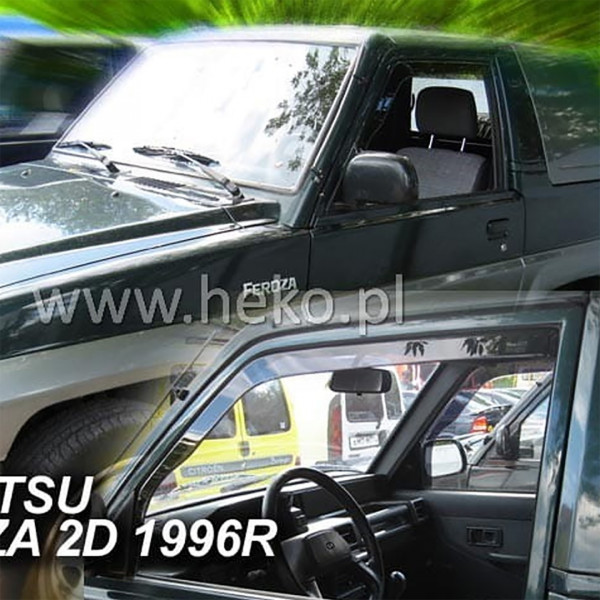 DAIHATSU FEROZA 2D 1989-1998 ΖΕΥΓΑΡΙ ΑΝΕΜΟΘΡΑΥΣΤΕΣ ΑΠΟ ΕΥΚΑΜΠΤΟ ΦΙΜΕ ΠΛΑΣΤΙΚΟ HEKO - 2 ΤΕΜ.