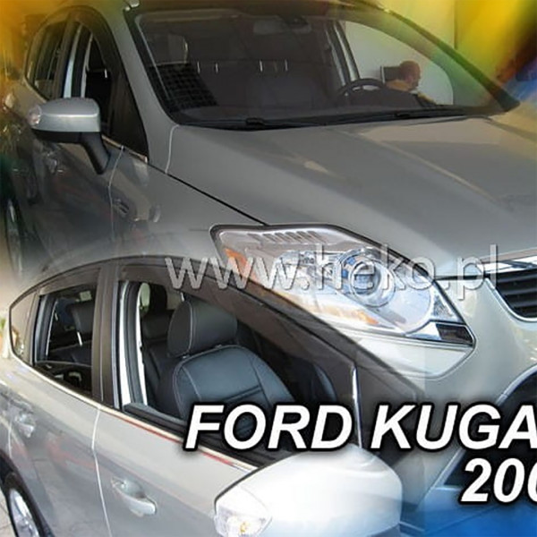 FORD KUGA 5D 2008-2013 ΖΕΥΓΑΡΙ ΑΝΕΜΟΘΡΑΥΣΤΕΣ ΑΠΟ ΕΥΚΑΜΠΤΟ ΦΙΜΕ ΠΛΑΣΤΙΚΟ HEKO - 2 ΤΕΜ.