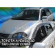 TOYOTA AVENSIS 5D COMBI 1997-2003 ΣΕΤ ΑΝΕΜΟΘΡΑΥΣΤΕΣ ΑΥΤΟΚΙΝΗΤΟΥ ΑΠΟ ΕΥΚΑΜΠΤΟ ΦΙΜΕ ΠΛΑΣΤΙΚΟ HEKO - 4 ΤΕΜ.