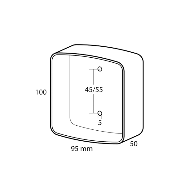 ΦΑΝΑΡΙ 12V - STOP/ΘΕΣΕΩΣ/ΦΛΑΣ - ΓΙΑ ΤΡΕΙΛΕΡ (95 Χ 100 Χ 50mm) - 1 ΤΕΜ.