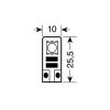 T10 12V W2,1x9,5d 28lm HYPER-LED6 ΛΕΥΚΟ ΔΙΑΘΛΑΣΗΣ 2SMDx3chips (ΚΑΡΦΩΤΟ-ΔΙΠΛΟΕΣΤΙΑΚΟ- CAN-BUS) 2 ΤΕΜ.