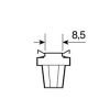 ΛΑΜΠΑΚΙ B8,5d HYPER-LED ΛΕΥΚΟ ΦΩΣ