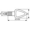 ΦΛΑΣ ΜΗΧΑΝΗΣ FOCAL 12V 21W (78x37mm) CARBON -2 ΤΕΜ.