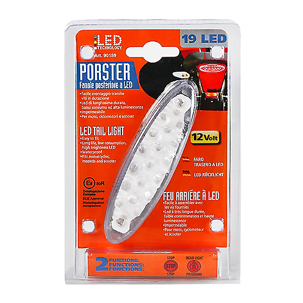 ΦΑΝΑΡΙ ΠΙΣΩ ΜΗΧΑΝΗΣ PORSTER 12V 19LED 2 ΧΡΗΣΕΩΝ (ΦΩΣ ΘΕΣΕΩΣ/STOP)  -1ΤΕΜ.