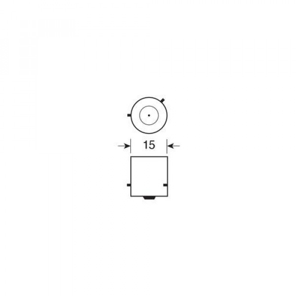 RY10W 12V 10W BAU15s ΛΑΜΠΑΚΙ STANDARD LINE (ΜΟΝΟΠΟΛΙΚΟ ΠΑΡΑΚΕΝΤΡΟ) ΦΟΥΝΤΟΥΚΙ/ΠΟΡΤΟΚΑΛΙ BLISTER 2 ΤΕΜ