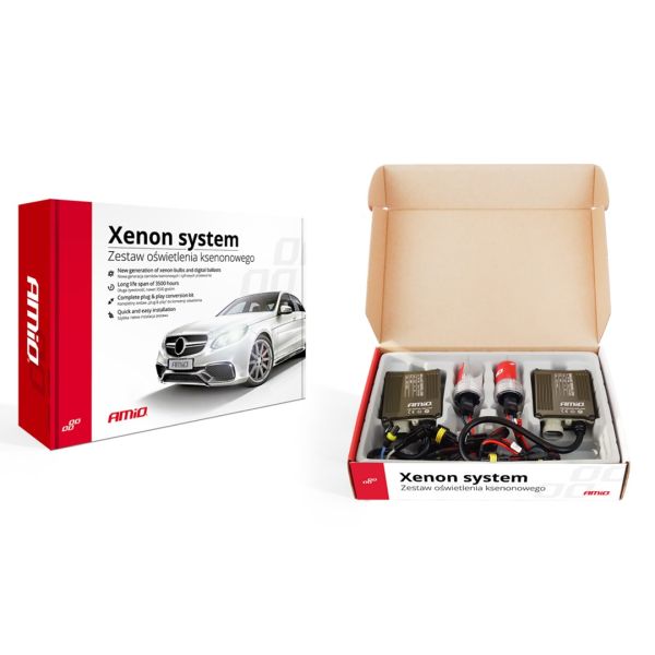 H7M 6000K 9-16V KIT XENON CAN-BUS BALLAST S1068 35W AMiO – 1 ΤΕΜ.