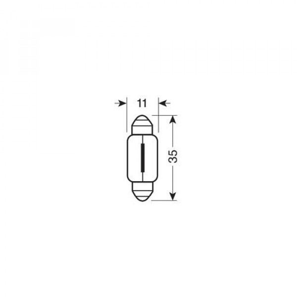 C5W 24V 5W SV8,5-8 11x35mm 2ΤΕΜ.