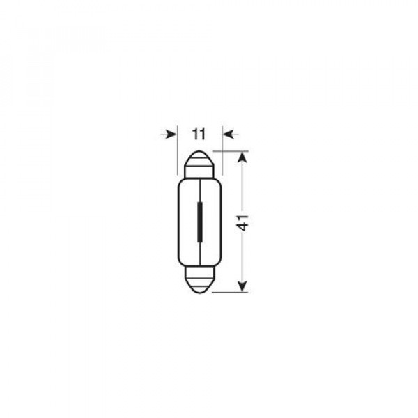 5W 24V SV8,5-8 11x41mm 10ΤΕΜ.