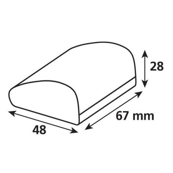 ΘΗΚΗ TELEPASS HARD CASE ΜΟΤΟ TELEPASS 2018+ 67x48x28mm OPTI LINE (ΧΩΡΙΣ ΒΑΣΗ)