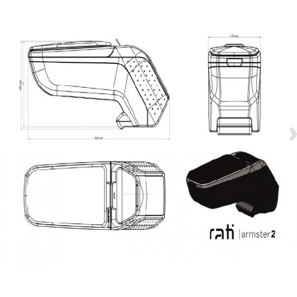 FIAT 500e 2020+ ΜΟΝΟ ΓΙΑ ΤΟ ΗΛΕΚΤΡΙΚΟ ΤΕΜΠΕΛΗΣ ARMSTER 2 (ΑΣΗΜΙ ΜΕ ΤΣΕΠΗ)