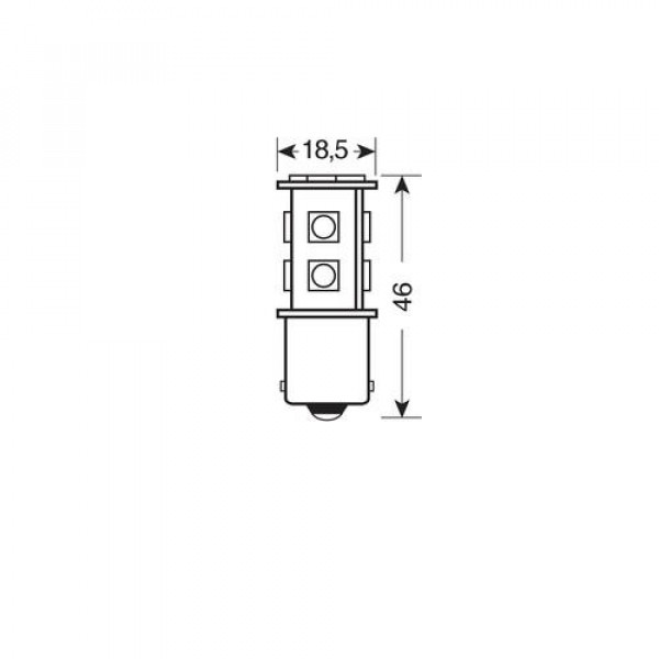 P21W 24/28V BA15s HYPER-LED11