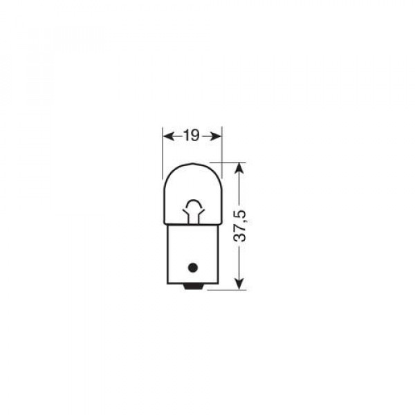 R10W 12V 10W BA15s 10ΤΕΜ.