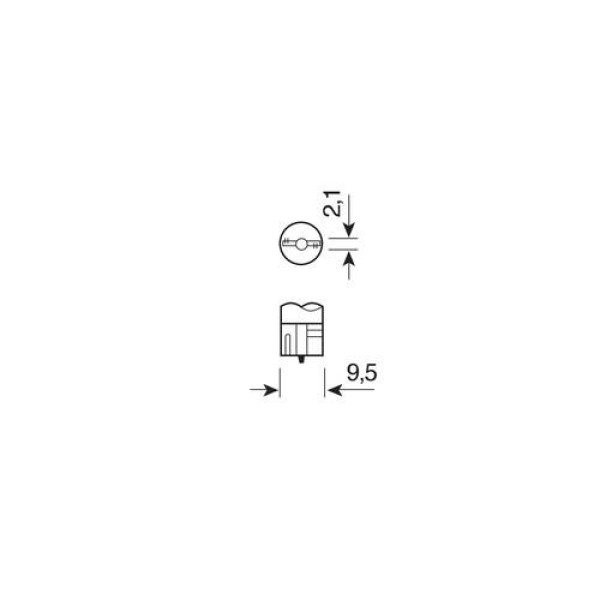 6W 12V W2,1x9,5d 10ΤΕΜ.