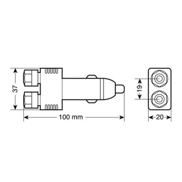 ΑΝΤΑΠΤΟΡΑΣ ΑΝΑΠΤΗΡΑ ΜΠΑΝΑΝΑ 12/24V 10A