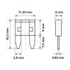 Ασφάλειες Mίνι 7.5A 12/24V SMART-LED 6τεμ.