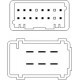 Διακόπτης τύπου RENAULT FLUENCE / MEGANE III 19 επαφών