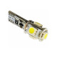 Λάμπα W5W 5xSMD 5050 με CAN-BUS 12V Λευκή 2τεμ.