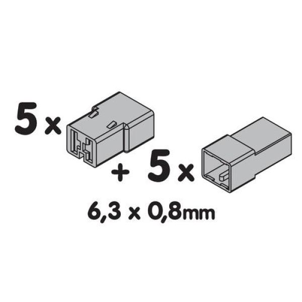 Περίβλημα 2 Θέσεων για Ασφάλειες 6,3x0.8mm (10τεμ)