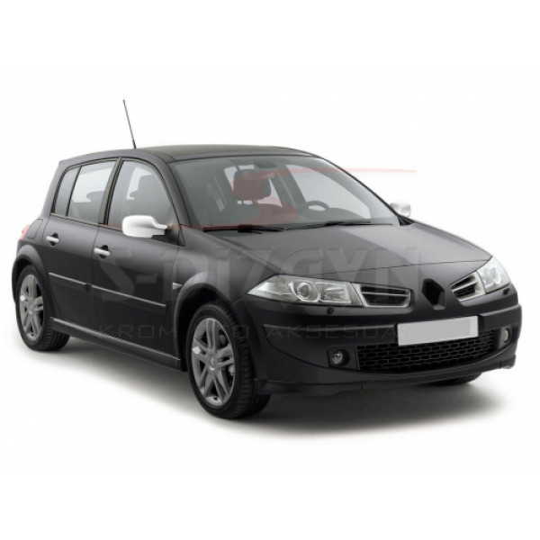 RENAULT MEGANE 2  04-10 Χρωμίου ABS Καπάκι Καθρέφτη