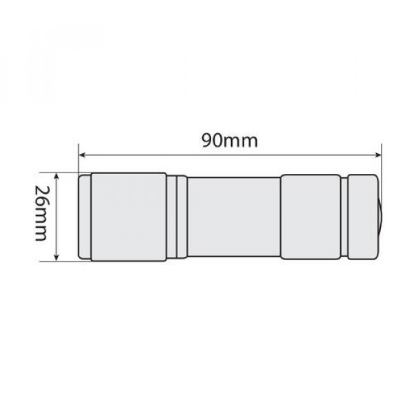 Φακός TOURING 9LED 1200MCD 90x26mm