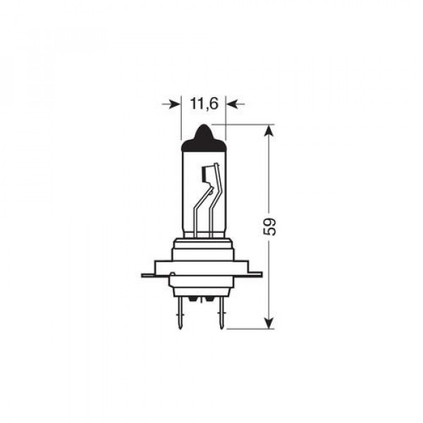 H7 12V 55W PX26d XENON ULTRA 4.800K +90%  2ΤΕΜ.