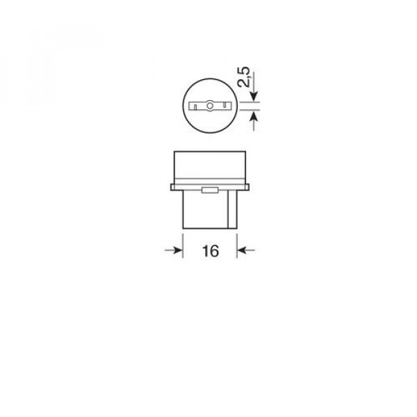 P27W 12V 27W W2,5x16d STANDAR LINE ΑΛΟΓΟΝΟΥ 2ΤΕΜ. BLISTER ΓΙΑ JEEP