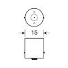 P21W 12-28V BA15s MEGA-LED48 6.500K 370lm ΔΙΑΘΛΑΣΗΣ (ΜΟΝΟΠΟΛΙΚΟ) BLISTER 1 ΤΕΜ.