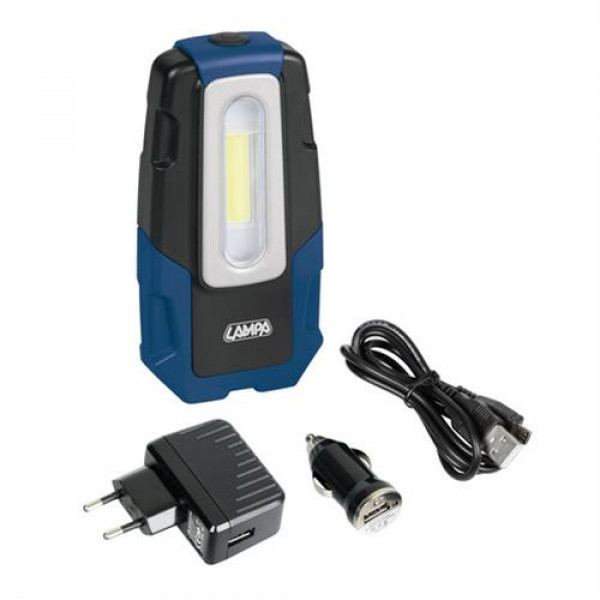 ΦΑΚΟΣ GL-2 12/24/230V/USB COB LED 150lm 2W 7.000K PRO-SERIES ΑΔΙΑΒΡΟΧΟΣ ΜΕ ΜΑΓΝΗΤΙΚΗ ΒΑΣΗ+ΓΑΝΤΖΟΣ