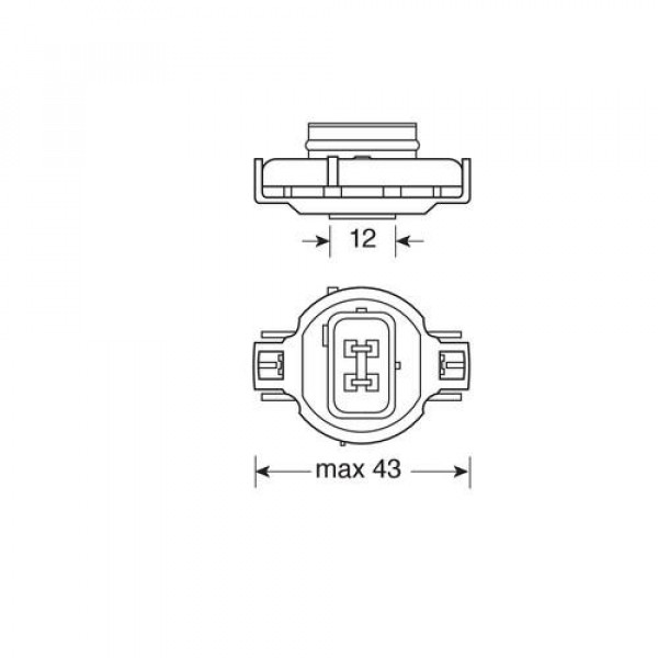 PSY24W 12V 24W 385lm PG20-4 STANDARD LINE ΠΟΡΤΟΚΑΛΙ 1ΤΕΜ. ΣΕ ΚΟΥΤΑΚΙ