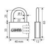 ΛΟΥΚΕΤΟ 40mm PADLOCK ΜΕ 3 ΨΗΦΙΑ