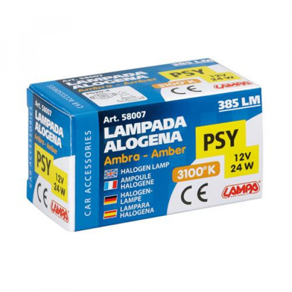 PSY24W 12V 24W 385lm PG20-4 STANDARD LINE ΠΟΡΤΟΚΑΛΙ 1ΤΕΜ. ΣΕ BLISTER