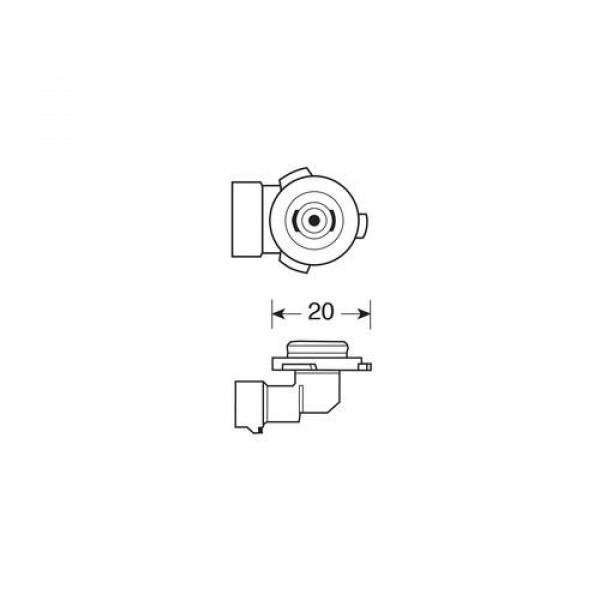 HB3 12V 60W P20d OSRAM ORIGINAL LINE ΑΛΟΓΟΝΟΥ 1ΤΕΜ. ΚΟΥΤΙ