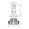 H7 10-30V 6.500K 4.000lm 25W PX26d HALO LED 8LED ZES CHIPS 1ΤΕΜ.