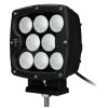 ΠΡΟΒΟΛΕΑΣ LED DRIVING LIGHTS  ΜΑΥΡΟΣ 10-32V 80W 5600lm 8 CREE LED ΤΕΤΡΑΓΩΝΟΣ (130 x 130 x 86 mm) M-TECH