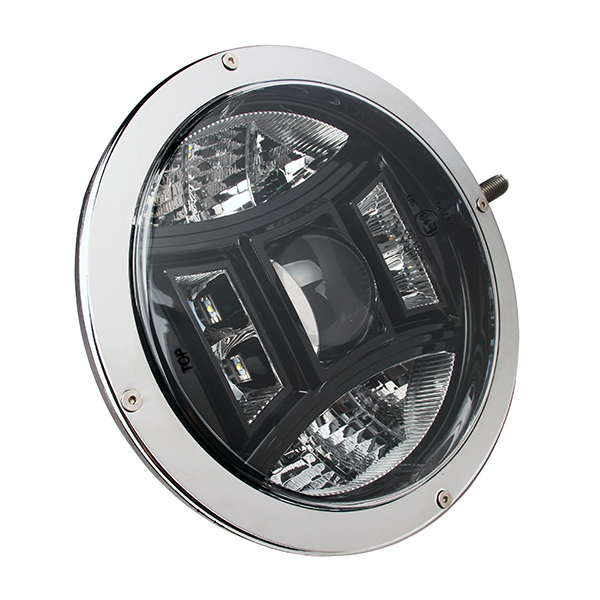 ΠΡΟΒΟΛΕΑΣ LED DRIVING ΧΡΩΜΙΟ 10-30V 70W 6400lm CREE LED ΣΤΡΟΓΓΥΛΟΣΟΣ 9 ΙΝΤΣΩΝ