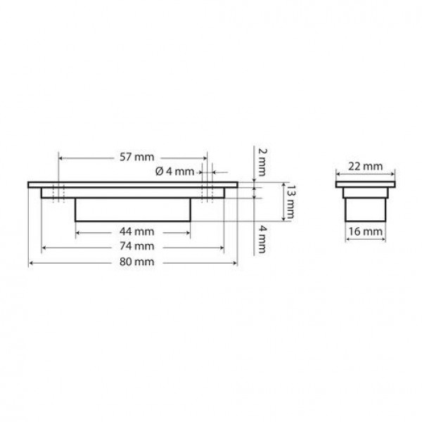 ΦΩΣ ΟΓΚΟΥ ΦΟΡΤΗΓΟΥ 24V 3LED 80x22mm ΜΠΛΕ 1ΤΕΜ