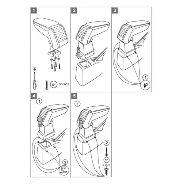 CITROEN C4 2004-2011 ΤΕΜΠΕΛΗΣ ARMSTER S (ΜΑΥΡΟΣ)