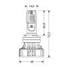 H8/H9/H11/H16 9-32V 6.500K 6.000lm 72W PGJ19-X HALO LED SERIE 7 COMPACT 8LED CREE 2ΤΕΜ. LED KIT