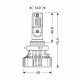 H10/HB3 9005 9-32V 6.500K 6.000lm 72W P20d HALO LED SERIE 7 COMPACT 6LED CREE 2ΤΕΜ. LED KIT